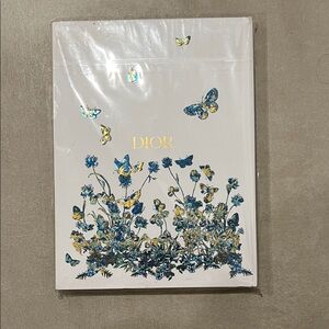 Dior Blue and Gold Butterfly Notebook 🦋